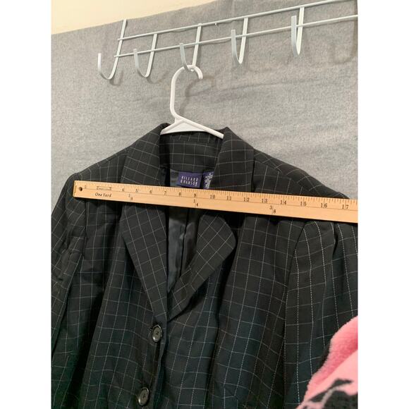 Hillard & Hanson Suits Womens Size 16 Black Formal Top Blazer - Picture 4 of 7